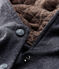 Baby-Kapuzensweatshirt aus geripptem Elasthan für Jungen. grau CITY CHINE