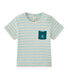 Gestreiftes Baby-Jungen-Kurzarmshirt