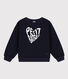 Kinder-Sweatshirt aus Molton für Mädchen