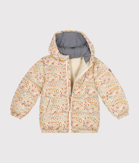 Kinder-Winterjacke für Mädchen und Jungen weiss AVALANCHE/ MULTICO
