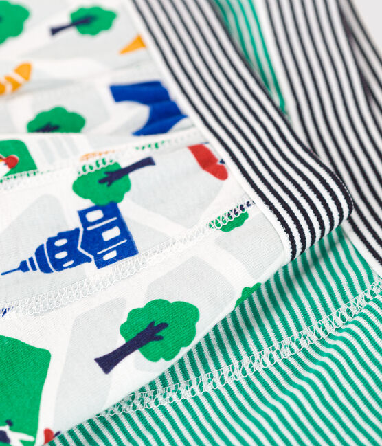 2er-Set Kinder-Boxershorts aus Baumwolle mit Paris-Motiv variante 1