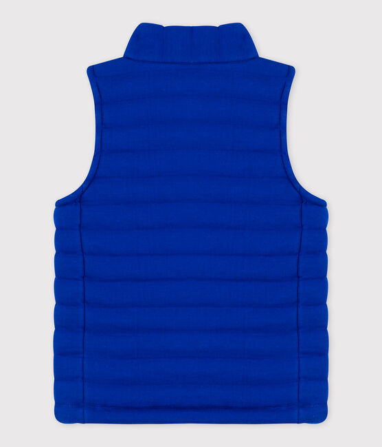 Kinder-Blouson aus gestepptem Doppeljersey Mädchen - Jungen blau SURF