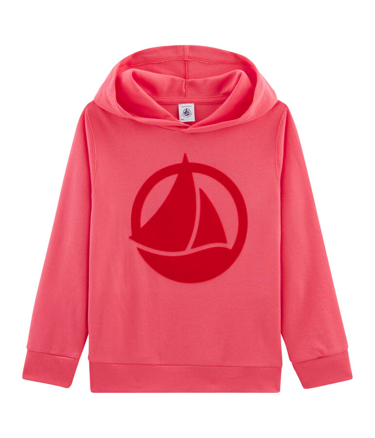 Kinder-Kapuzensweatshirt rosa