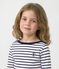 Ikonisches Kinder-Shirt Marini&egrave;re aus Baumwolle mit Streifen weiss/blau
