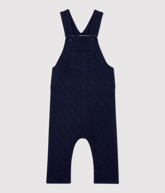 Gesteppte Baby-Latzhose. blau SMOKING