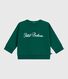 Baby-Sweatshirt aus Baumwolle mit Petit Bateau-Stickerei
