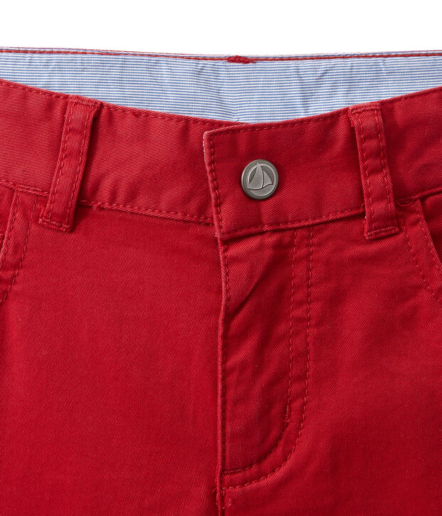 Farbige Jungen-Jeans rot