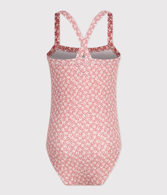 Gemusterter Kinder-Badeanzug für Mädchen PANTY/ MARSHMALLOW