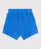 Baby-Shorts aus einfarbigem Frottee blau