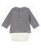 Langärmeliger Baby Jungen Einteiler blau SMOKING/weiss MARSHMALLOW