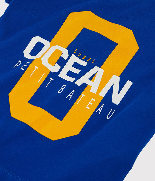 Kurz&auml;rmeliges Kinder-T-Shirt aus Jersey f&uuml;r Jungen blau