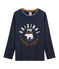 Langärmliges T-Shirt für Jungen blau SMOKING