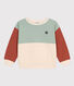 Kinder Colorblock-Sweatshirt aus Molton für Jungen
