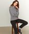 Unterziehpullover für Damen blau SMOKING/grau BELUGA