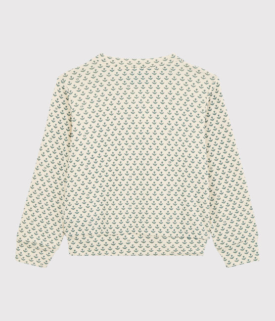 Sweatshirt aus Doppeljersey  für Mädchen weiss AVALANCHE/ BRUT