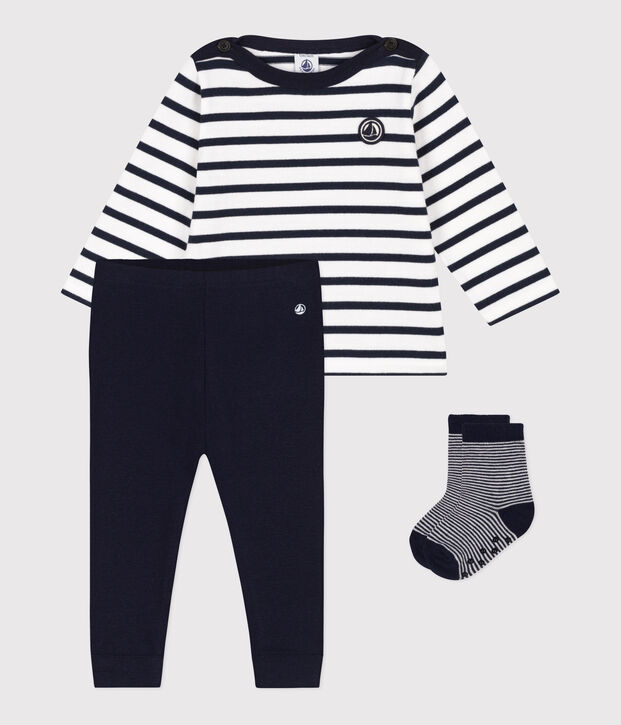 3-teiliges Baby-Geschenkset vielfarbig