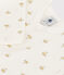 Strampler aus Baumwolle mit Palmenmotiv. weiss MARSHMALLOW/weiss MULTICO
