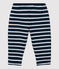 Baby-Hose aus Baumwolle blau SMOKING/ MARSHMALLOW ARGENT BRILLANT