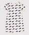 Baby-Kurzoverall aus Baumwolle mit Walmotiv beige MONTELIMAR/grau MARSHMALLOW