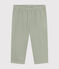 Baby-Hose aus Musselin-Stoff grün HERBIER