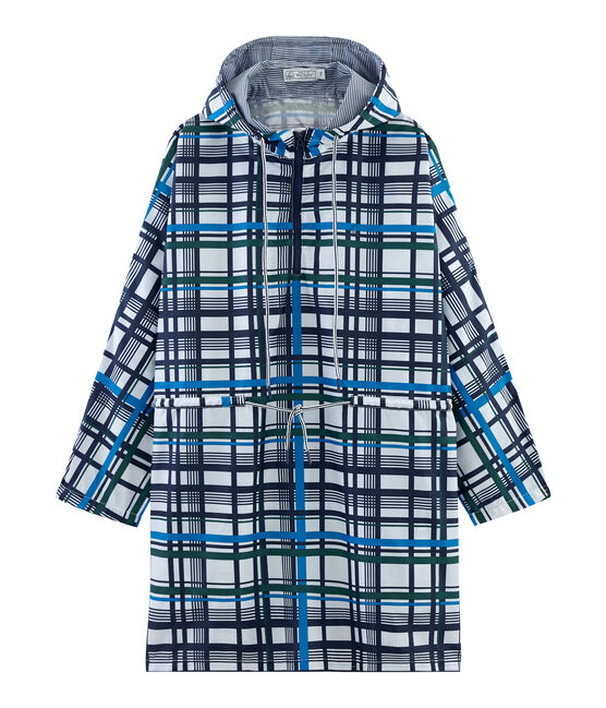 Windjacke zum Überziehen für Damen weiss MARSHMALLOW/weiss MULTICO