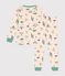 Kinder-Pyjama aus Baumwolle mit Sportmotiven weiss AVALANCHE/ MULTICO