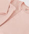 Zweiteiliges Baby-Set aus unifarbenem Bio-Doppeljersey rosa SALINE