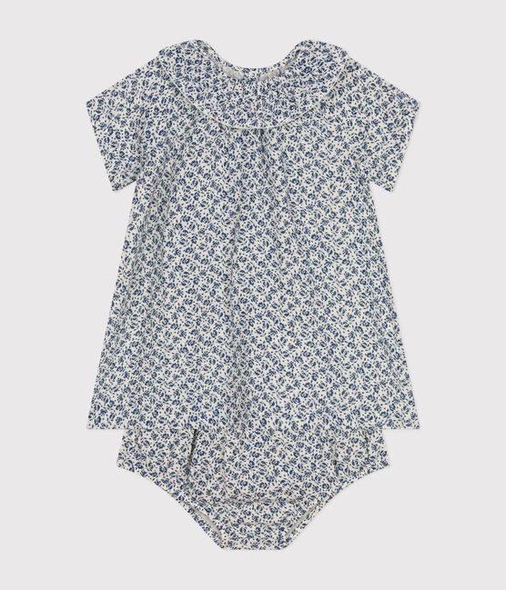 Kurzärmeliges Babykleid mit Bloomers aus Musselin AVALANCHE/ INCOGNITO
