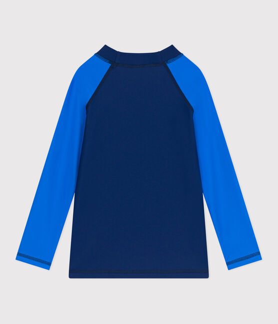 T-Shirt mit UV-Schutz Kinder blau MEDIEVAL