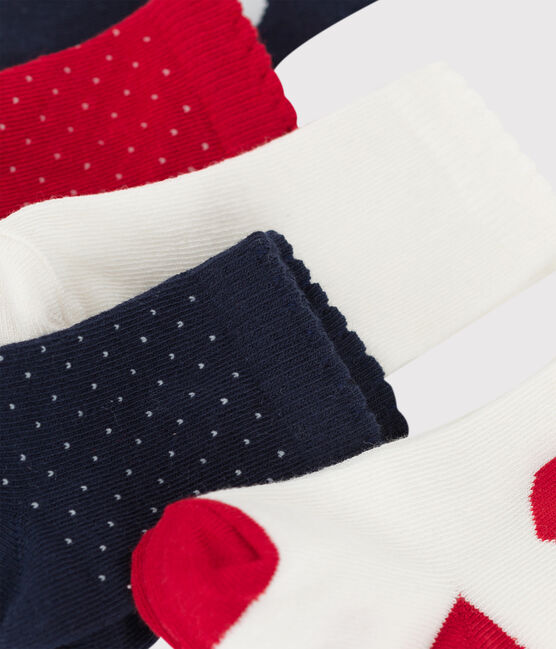 5er-Set Babysocken mit Herzchen variante 1