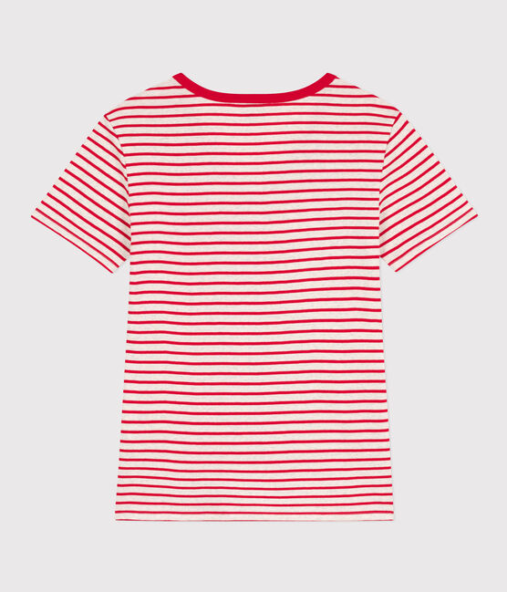 T-Shirt L’ICONIQUE aus Baumwolle mit V-Ausschnitt für Damen MONTELIMAR/ PEPS