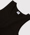 Tanktop aus Baumwolle für Damen schwarz NOIR