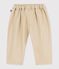 Baby-Hose aus einfarbigem Serge beige