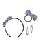 Set Haar-Accessoires für Mädchen blau SMOKING/beige COQUILLE