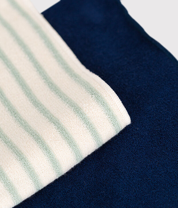 2 Baby-Bandanas aus Frottee vielfarbig