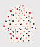 Morgenmantel aus Fleece weiss AVALANCHE/ MULTICO