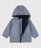 Warme Baby-Windjacke blau SMOKING/weiss MARSHMALLOW