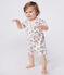 2er-Set Baby-Kurzoverall aus Baumwolle mit Blumenmotiv variante 1
