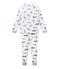 Jungen Schlafanzug weiss MARSHMALLOW/weiss MULTICO