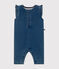 Ärmelloser Baby-Overall aus Denim blau BLEU DELAVE