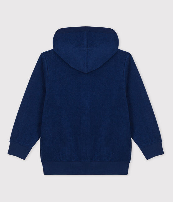 Kapuzen-Sweatshirt für Mädchen und Jungen blau MEDIEVAL