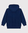 Kapuzen-Sweatshirt für Mädchen und Jungen blau MEDIEVAL