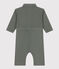 Langer Baby-Overall aus Nicki grün THUYA