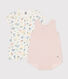 Baby-Kurzoveralls aus Baumwolle im 2er-Set