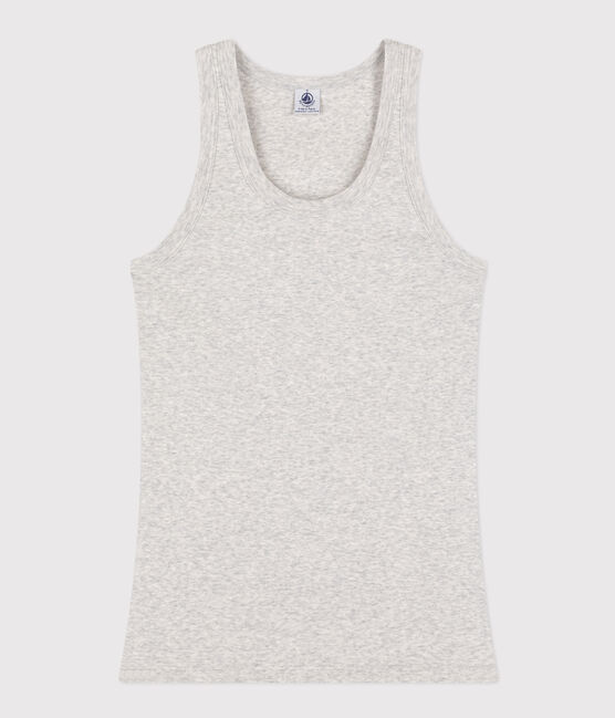 Das IKONISCHE Tanktop aus Baumwolle für Damen grau BELUGA CHINE