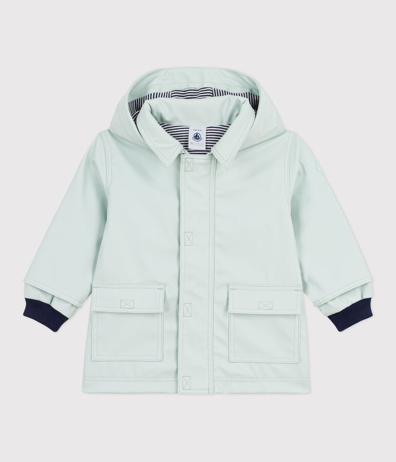 Ikonische Baby-Regenjacke blau