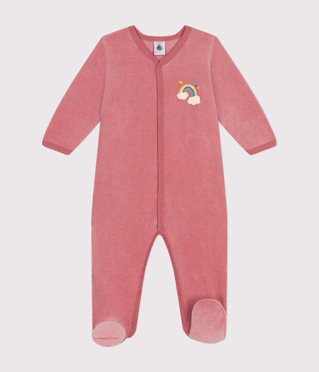 Strampler aus Nicki rosa