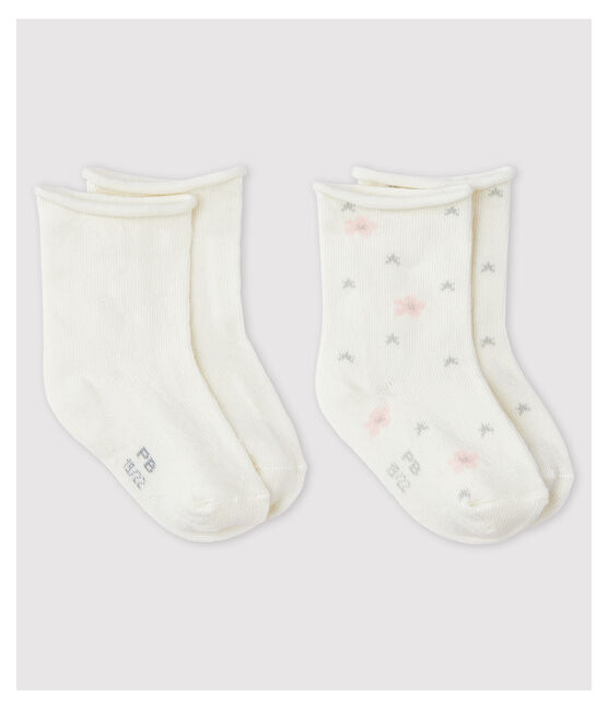 2er-Set festliche Babysocken für Mädchen variante 1