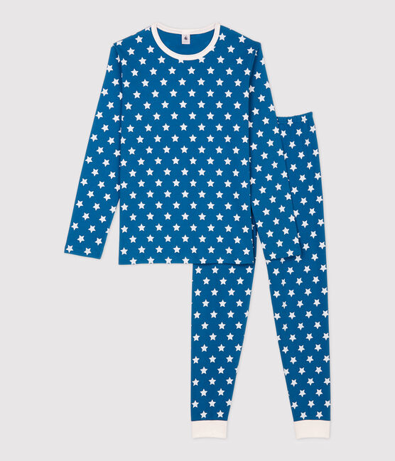 Kinderpyjama aus Bio-Baumwolle mit Sternen-Motiv für Jungen MALLARD/ MARSHMALLOW
