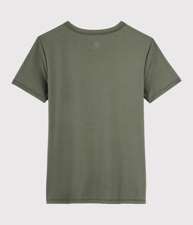 T-Shirt aus Sea-Island-Baumwolle f&uuml;r Damen braun